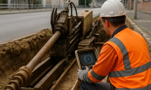 torowanie trasy w przecisku sterowanym - Fijalo.pl